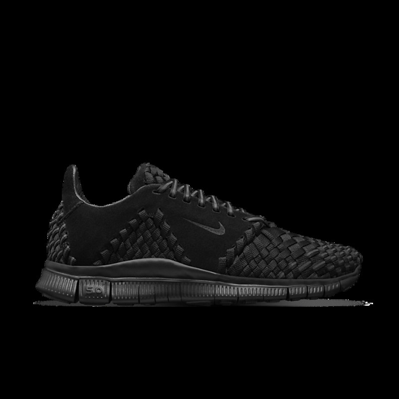 Nike free inneva woven triple black sale