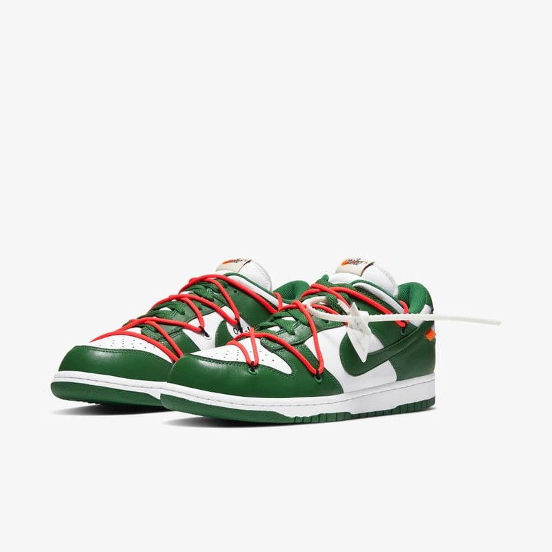 Off-White x Nike Dunk Low Pine Green | CT0856-100