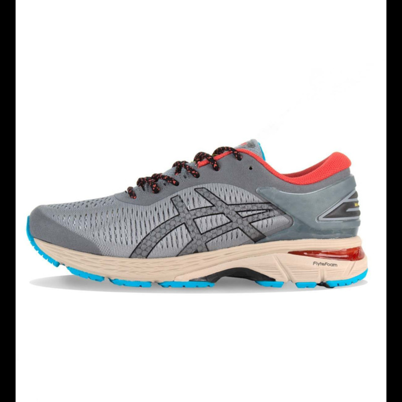 Asics men's gel-kayano 25 shoe - stone on sale grey/black