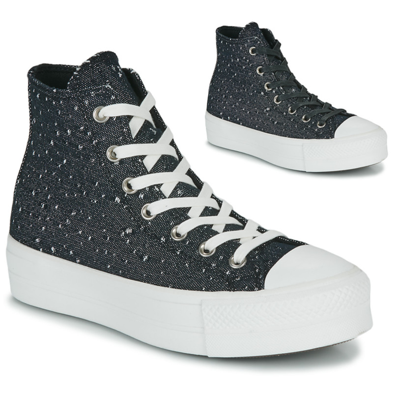 Converse all star platform on sale nere