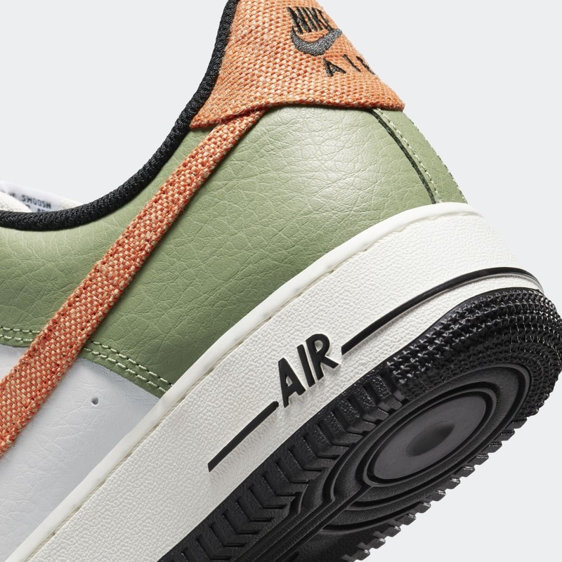 Nike Air Force 1 Low '07 LV8 Double Swoosh - Oil Green / Gold