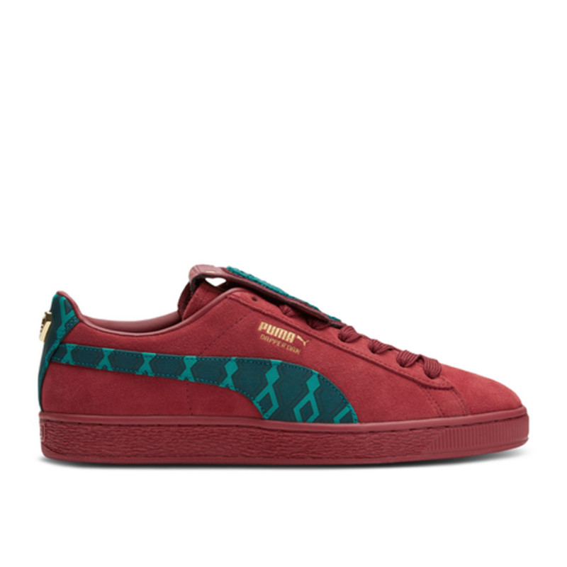 Puma 4 Keeps Blanco Sujetador Deportivo x Suede 'Jacquard Print - Intense Red' | 390988-01