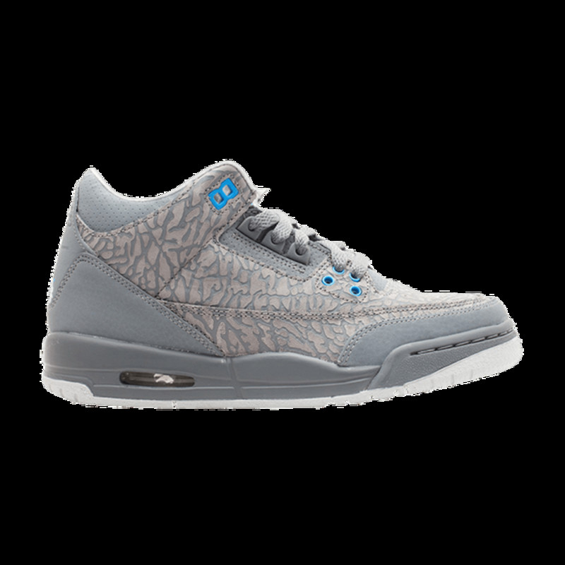 Jordan 3 Retro Flip Cool Grey Blue Glow (GS) | 441140-015