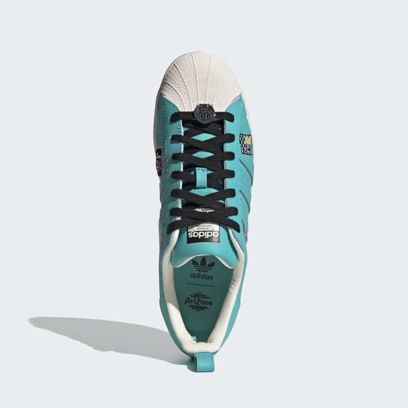 AriZona Iced Tea x adidas Superstar Bright Turquoise | GZ2871