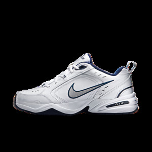 Nike Air Monarch Iv White/Midnight Navy/White/Metallic Silver | 416355-102