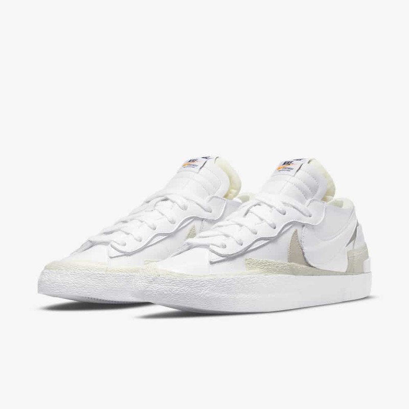 Sacai x Nike Blazer Low White Patent | DM6443-100