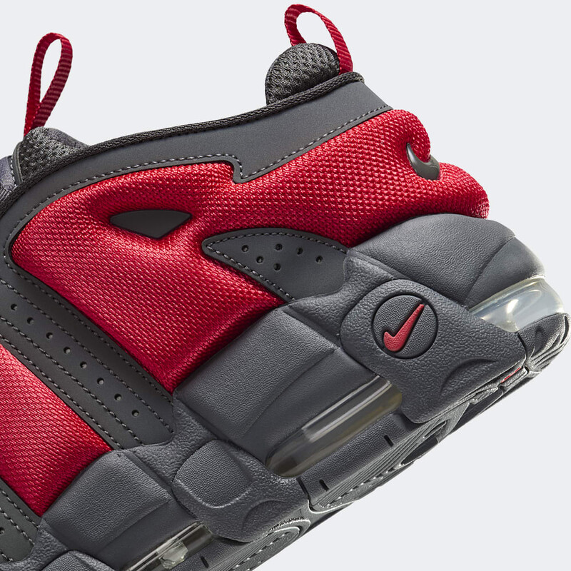 Nike Air More Uptempo Low "Dark Grey/Light Crimson" | FZ3055-002