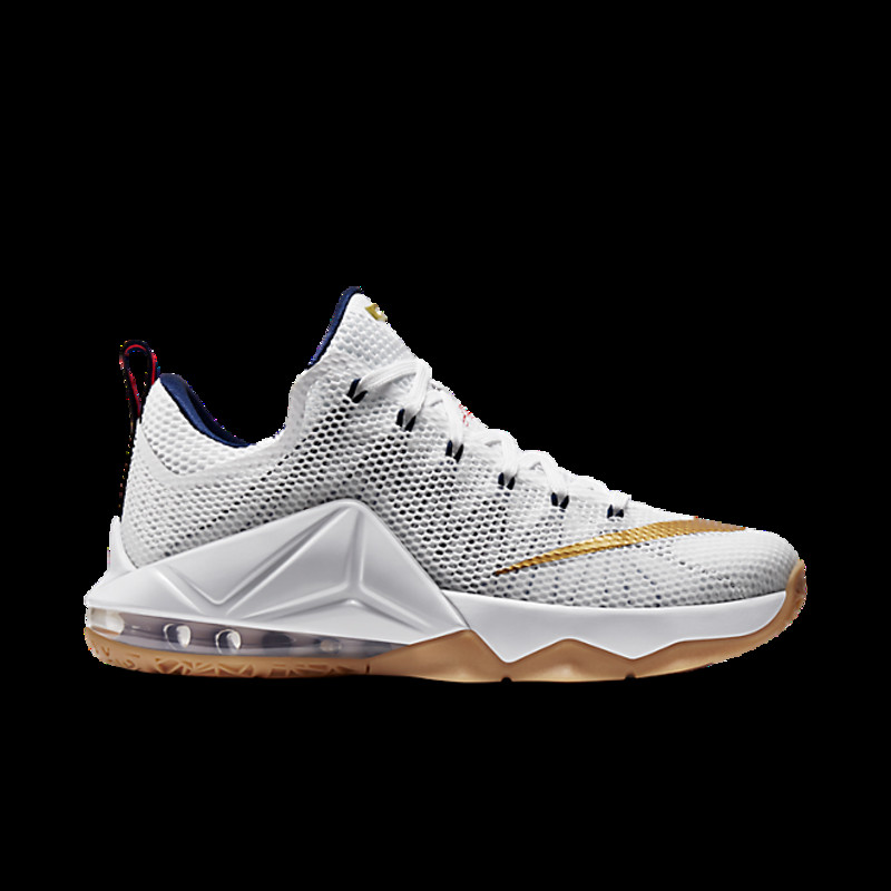 Lebron 12 hot sale low white
