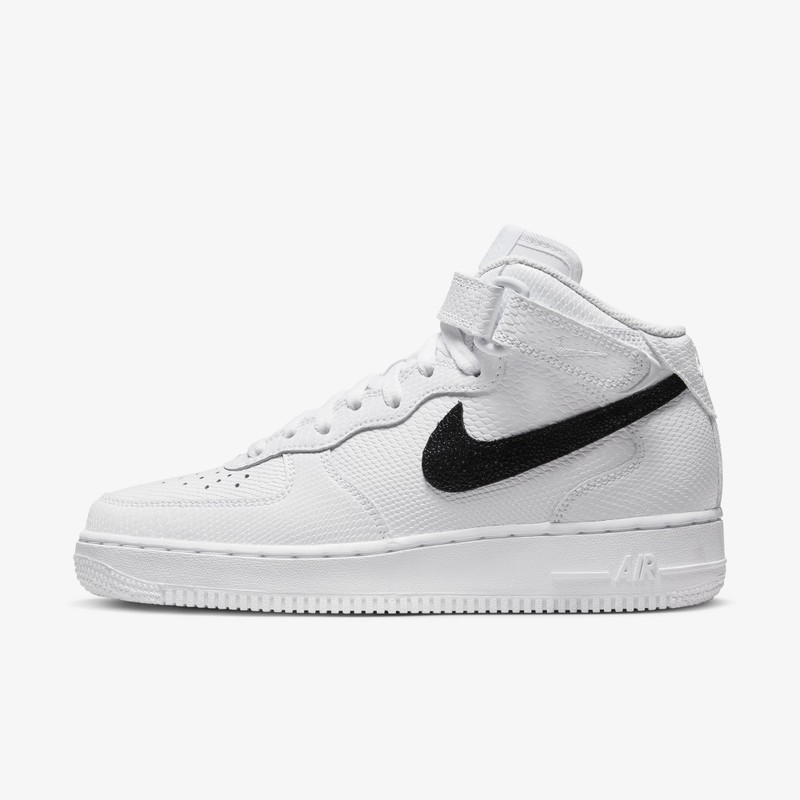 Nike Air Force 1 Mid White Snakeskin | DZ5211-100