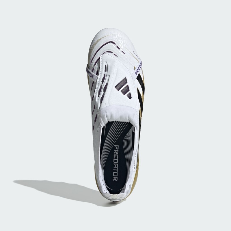 adidas Predator Elite Fold-Over Tongue AG "White/Gold" | JR4771