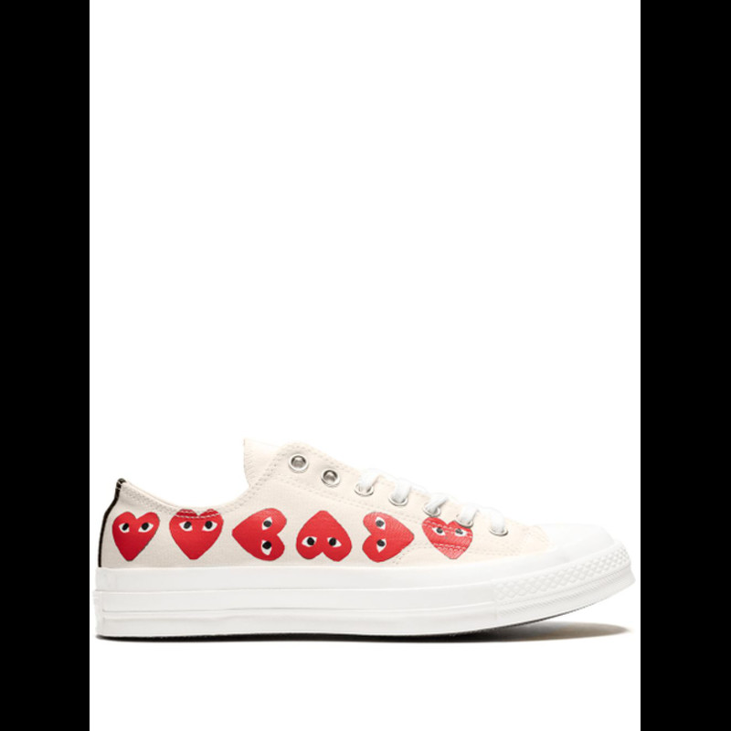 tramky PureSilver converse ctas ox black peon 667208c black peony pink white x Comme des Garçons Play Chuck 70 low-top | P1K117