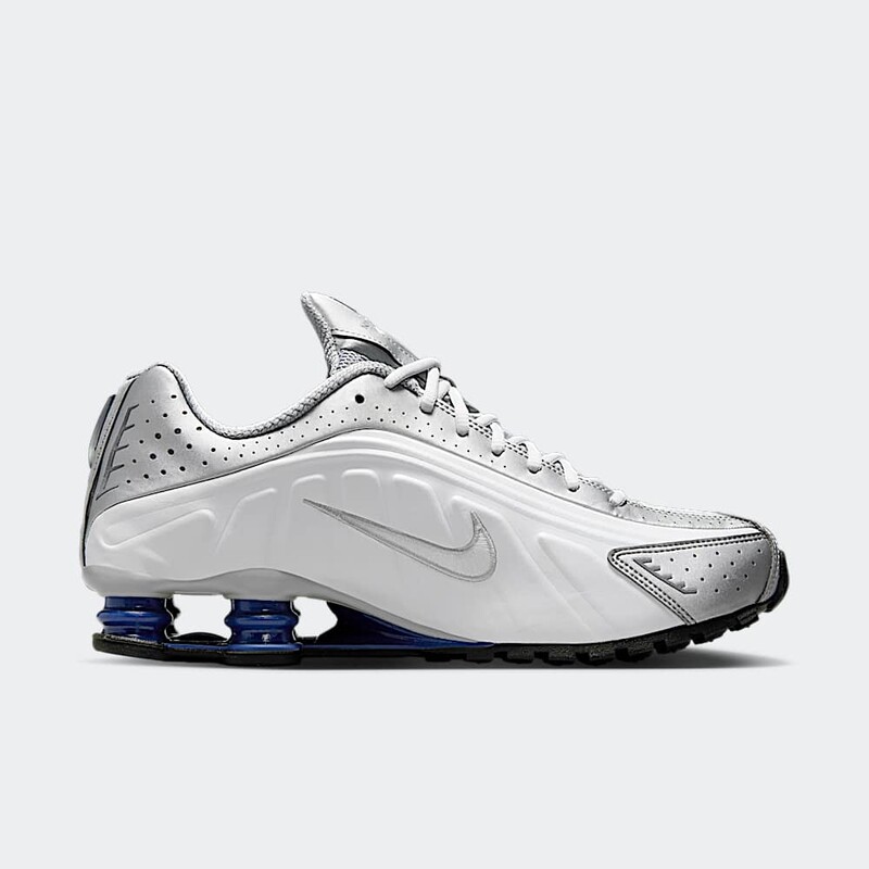 Nike Shox R4 "Metallic Silver/Deep Royal Blue" | HQ1988-102