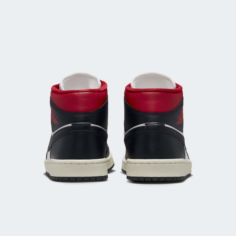Air Jordan 1 Mid Black Gym Red | BQ6472-061