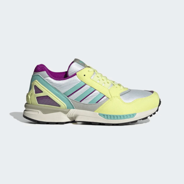 Release Reminder für den Drop des im Dunkeln leuchtenden adidas ZX 9000 „Pulse Yellow“