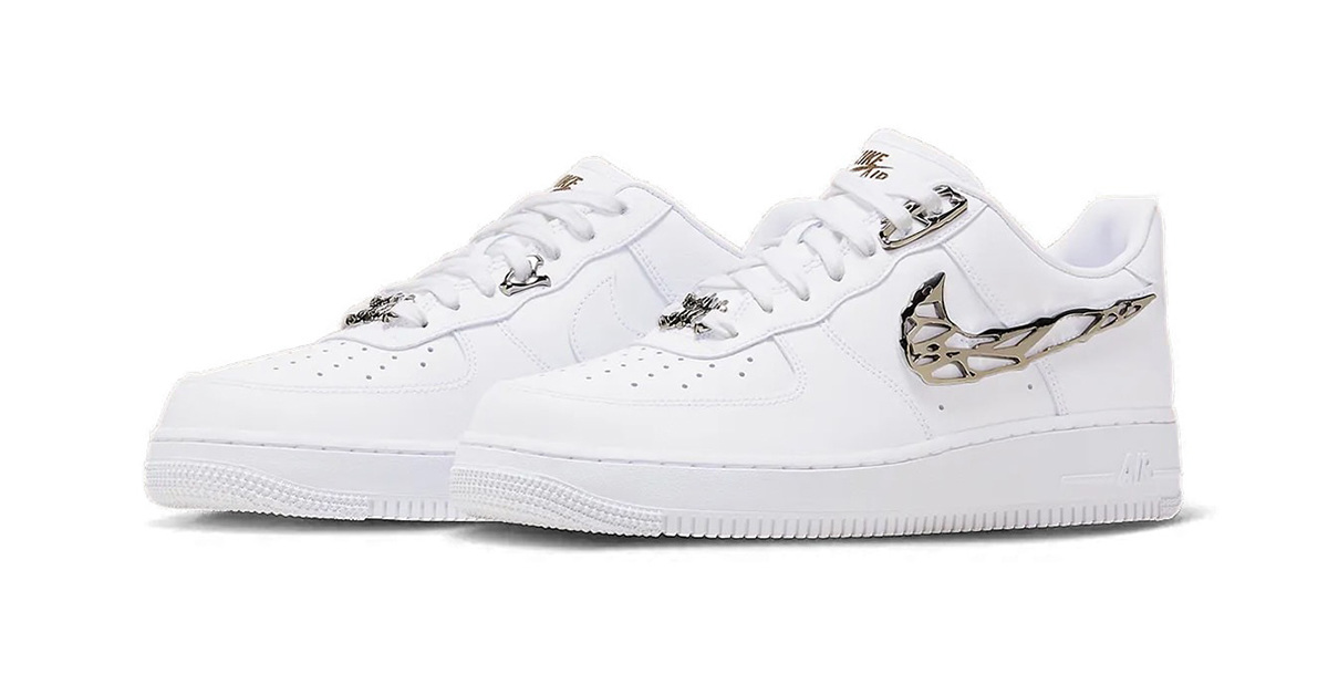 Futuristisches Glanzstück von Nike und dem Air Force 1 „Molten Metal“ Futuristisches Glanzstück von Nike und dem Air Force 1 „Molten Metal“