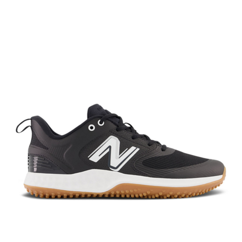 New Balance Fresh Foam 3000v6 Turf 'Black White Gum' | T3000BK6