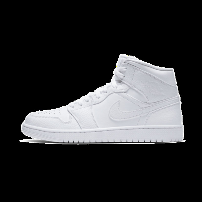 Air Jordan 1 Mid Triple White 2.0 (2020) | 554723-130