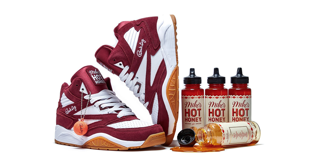 Ein Glas Honig von Mike's Hot Honey wird mit diesem Ewing Athletics Sport Lite mitgeliefert