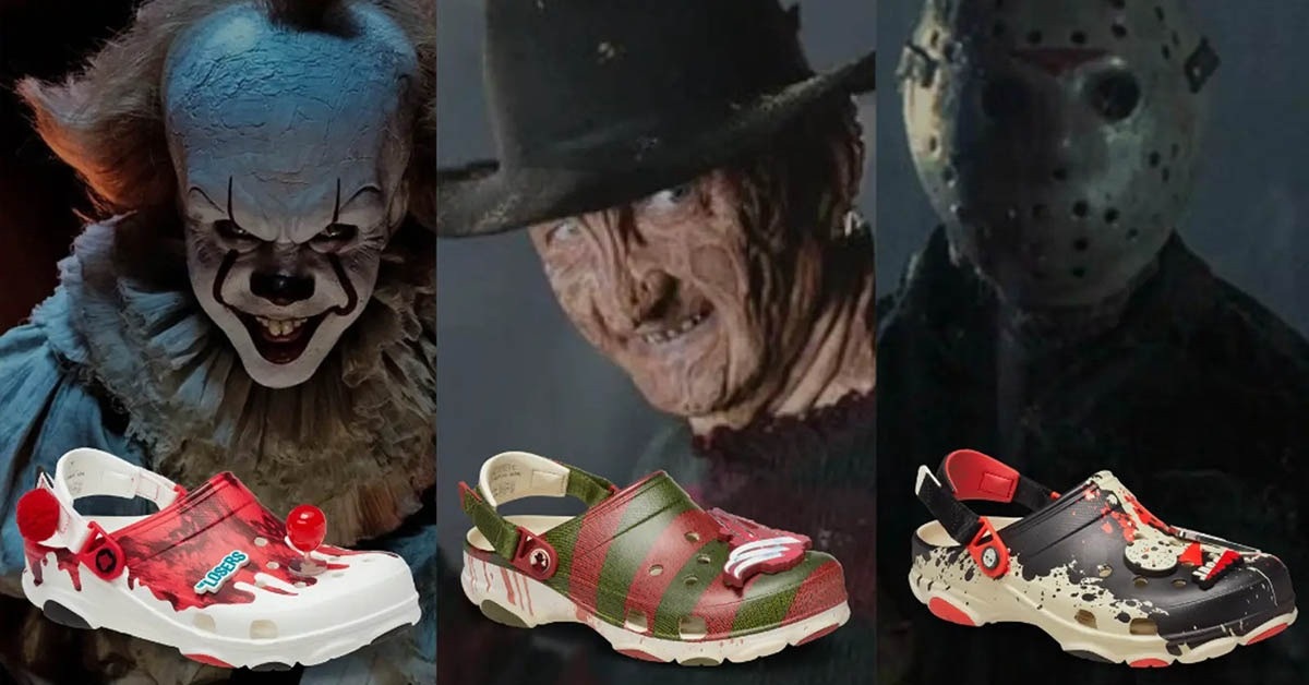 Crocs All-Terrain Clog "Horror Movie" Pack Will Be Released on Friday the 13th