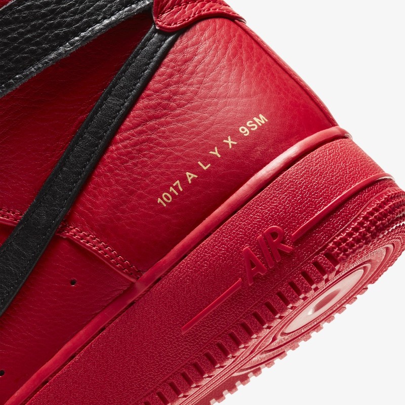 ALYX x Nike Air Force 1 High University Red | CQ4018-601