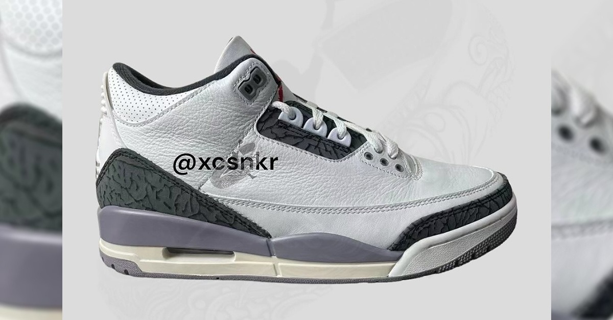 The Air Jordan 3 Cement Grey Will Be Released Next Year