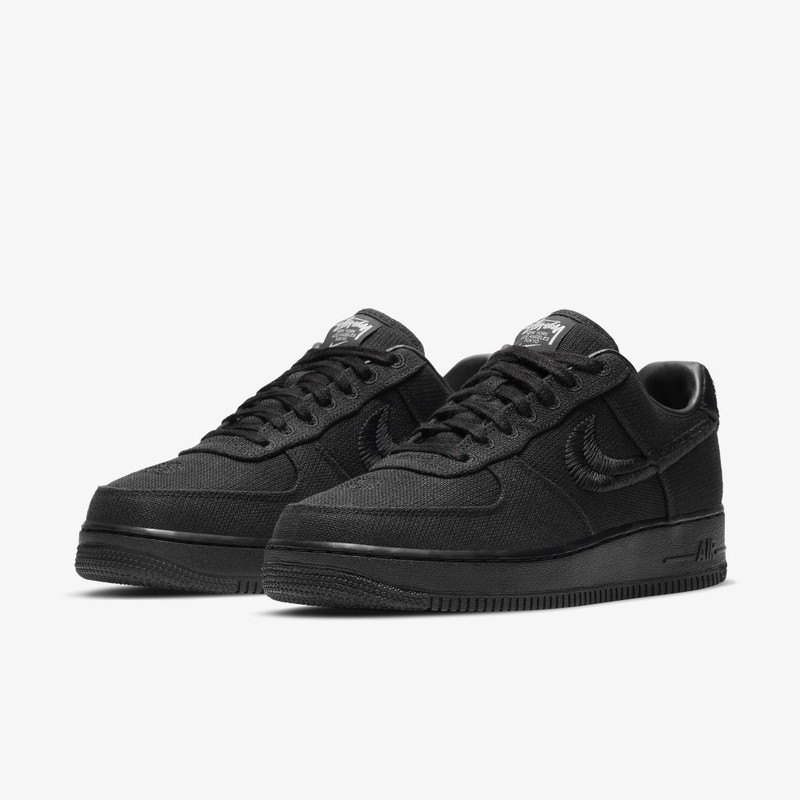 Stüssy x Nike Air Force 1 Black | CZ9084-001 | Grailify