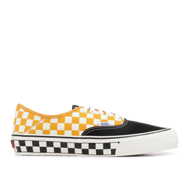 yellow checkered vans with sunflowers