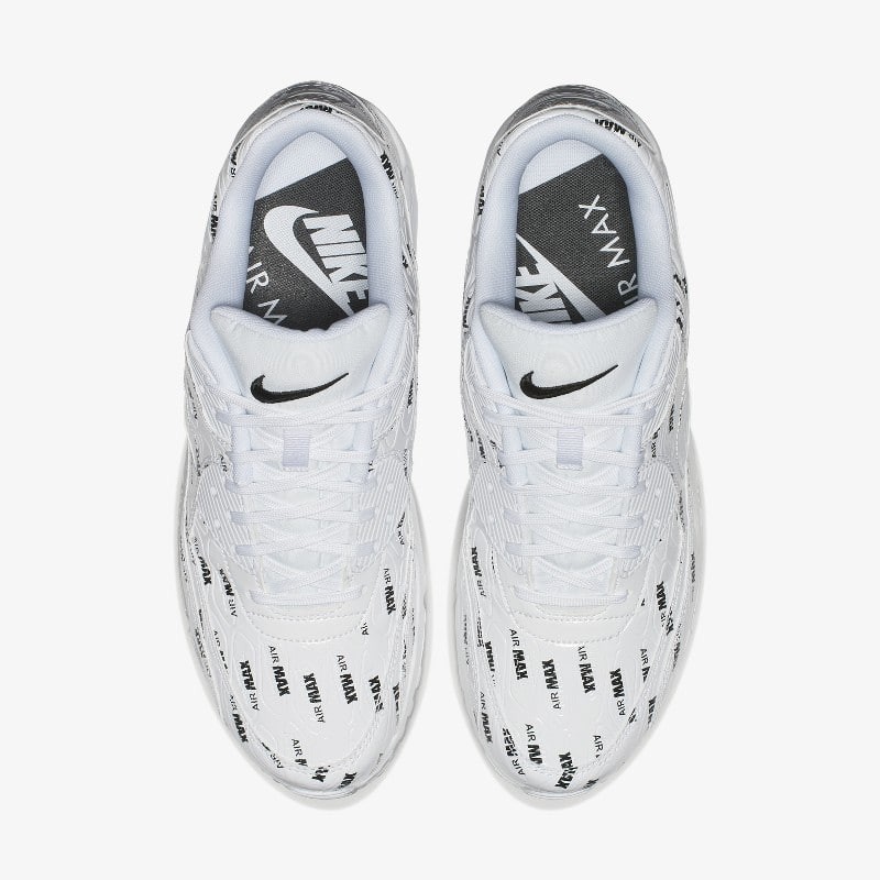 Nike Air Max 90 Premium Logo Print White | 700155-103