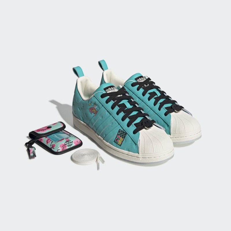 AriZona Iced Tea x adidas Superstar Bright Turquoise | GZ2871