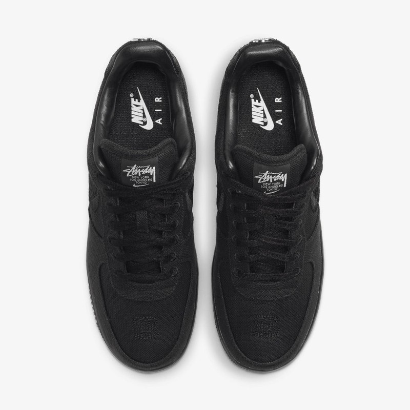 Stüssy x Nike Air Force 1 Black | CZ9084-001