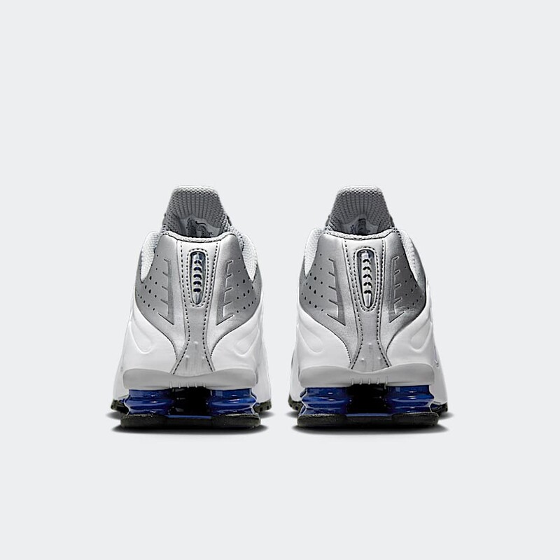 Nike Shox R4 "Metallic Silver/Deep Royal Blue" | HQ1988-102