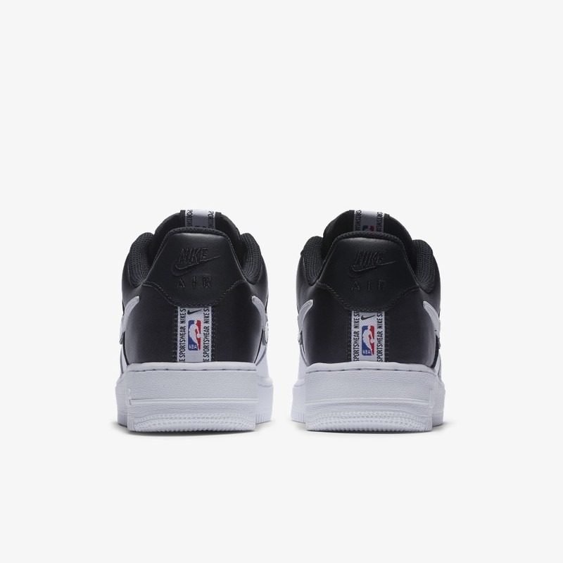 Nike Air Force 1 NBA Satin Black | BQ4420-100