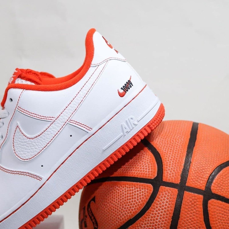 Nike Air Force 1 '07 LV8 Rucker Park White/Team Orange-Black - CT2585-100