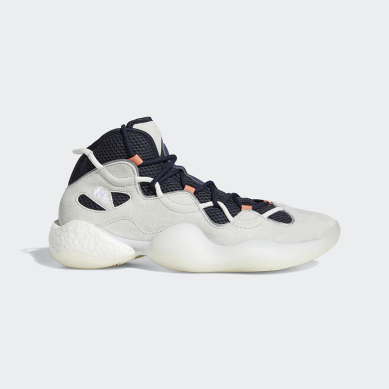 adidas Crazy BYW 3 'Crystal White' Crystal White/Legend Ink/Semi Coral Basketball | EE7961