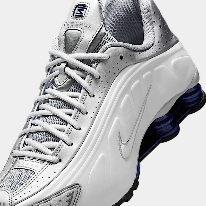 Nike Shox R4 "Metallic Silver/Deep Royal Blue" | HQ1988-102