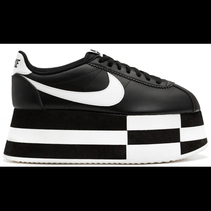 Comme des garçons x cheap nike cortez platform sneaker