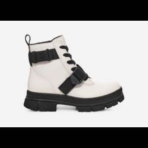 UGG Ashton Lace Up Boot Women White | 1133892-WHT