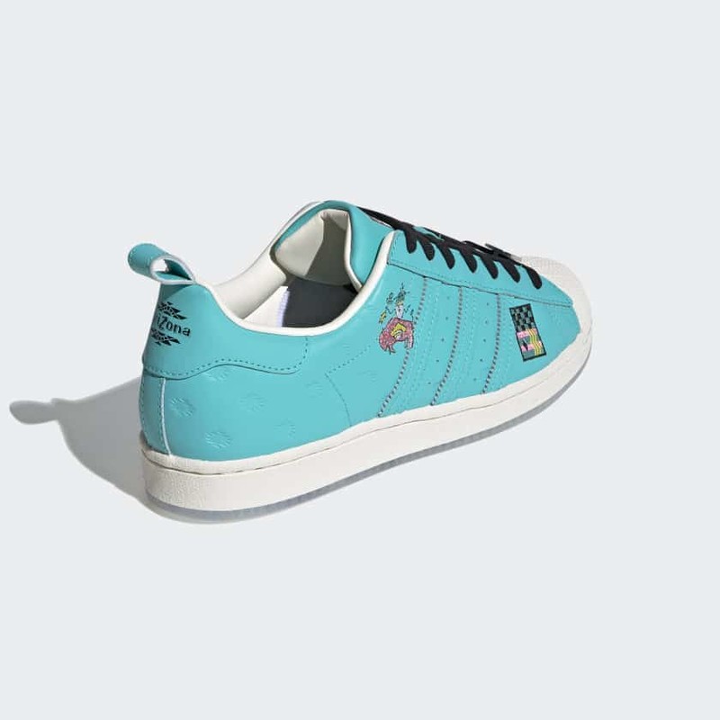 AriZona Iced Tea x adidas Superstar Bright Turquoise | GZ2871