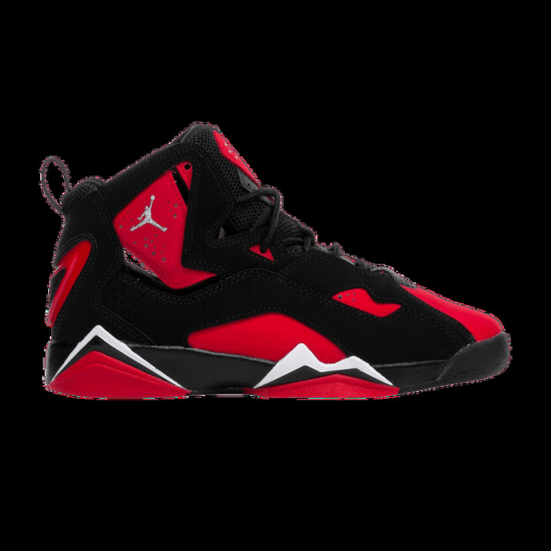 Jordan true flight deals black and red