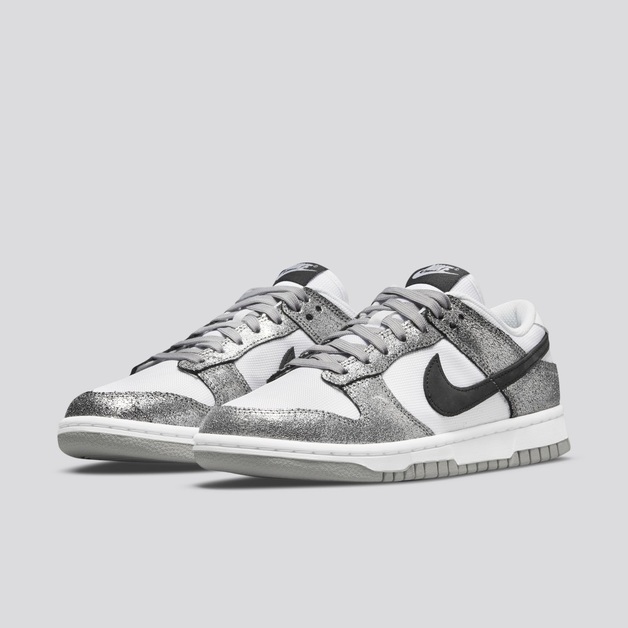 New Nike Dunk Low with Shimmering Overlays