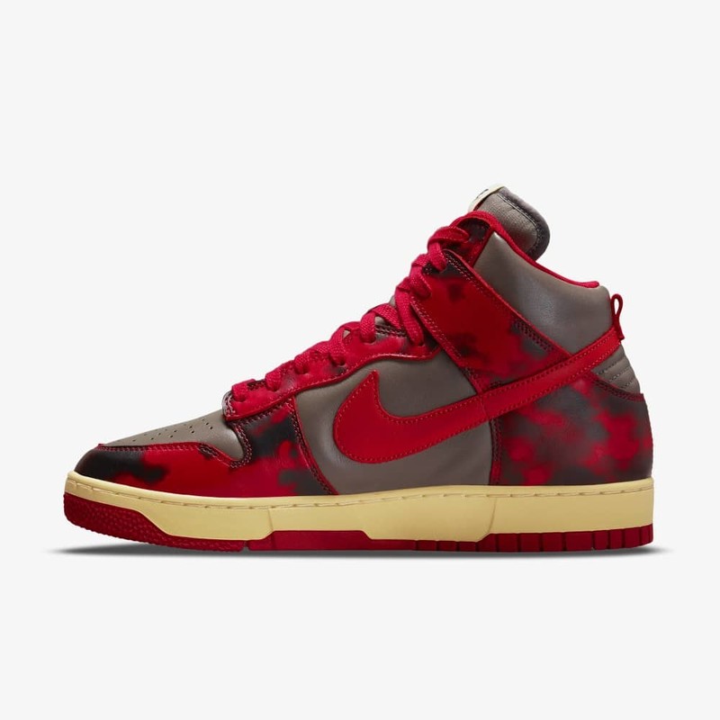 Nike Dunk High Red Acid Wash | DD9404-600