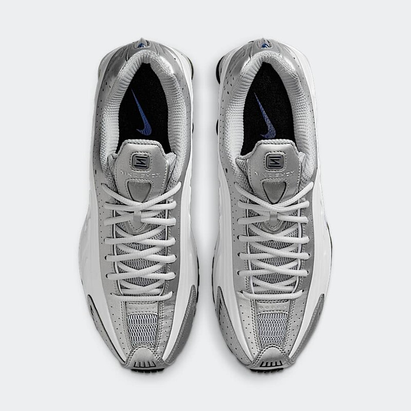 Nike Shox R4 "Metallic Silver/Deep Royal Blue" | HQ1988-102