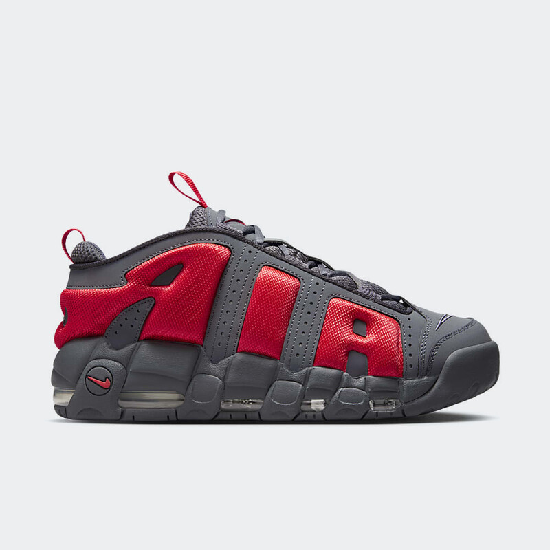 Nike Air More Uptempo Low "Dark Grey/Light Crimson" | FZ3055-002