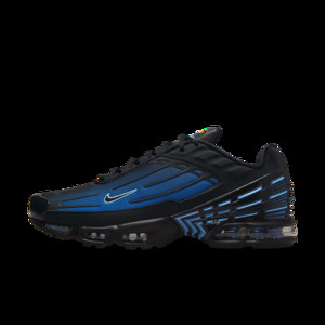 RARE Nike Air Max Plus 3 Black Blue Mens Running Shoes DZ4508-001