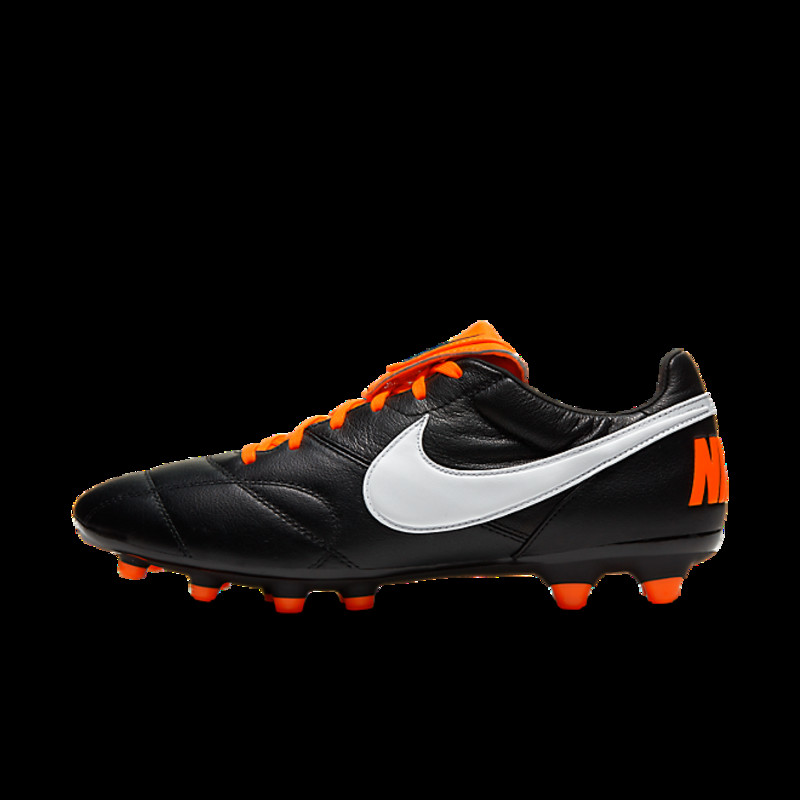 Nike premier 2.0 hot sale black total orange