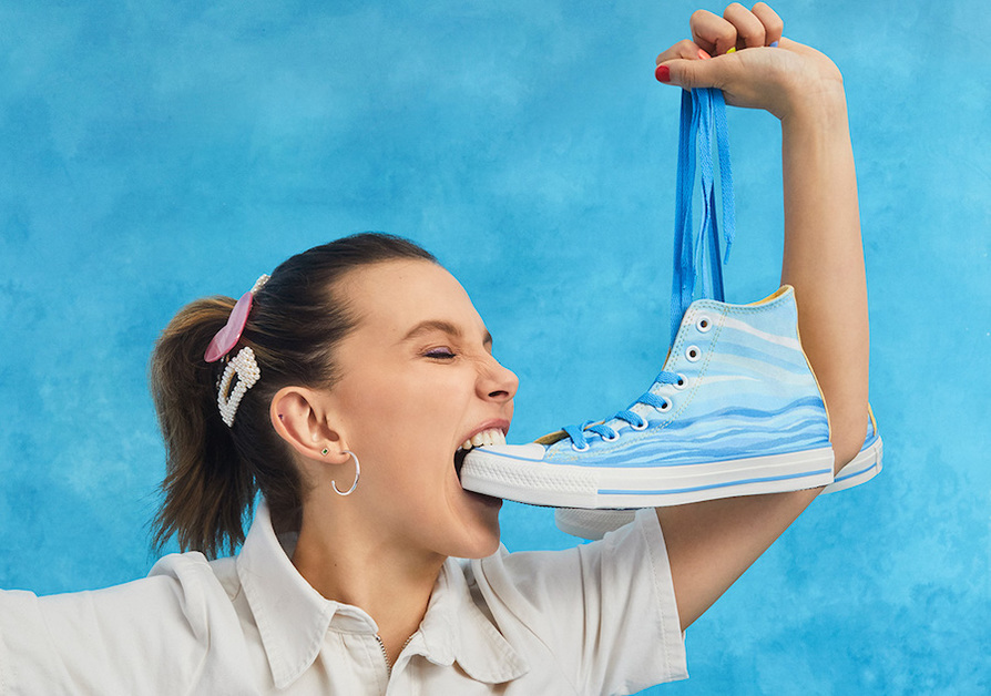 Collab Between Converse and Stranger Things Star Millie Bobby Brown with Millie By You