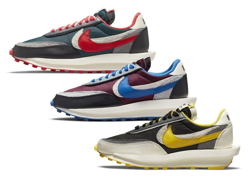 Schaut euch hier die ersten Bilder des UNDERCOVER x sacai x Nike LDWaffle „Bright Citron“ an