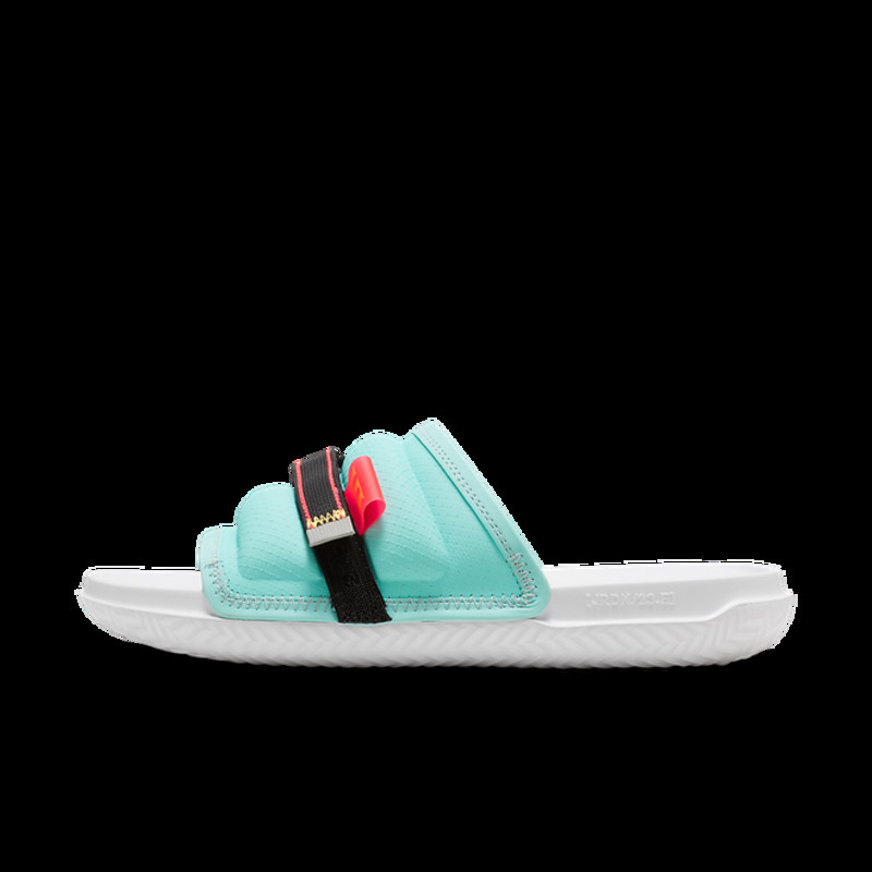 Air Jordan Jordan Super Play Slide 'Island Green Laser Orange' | FJ7686-381