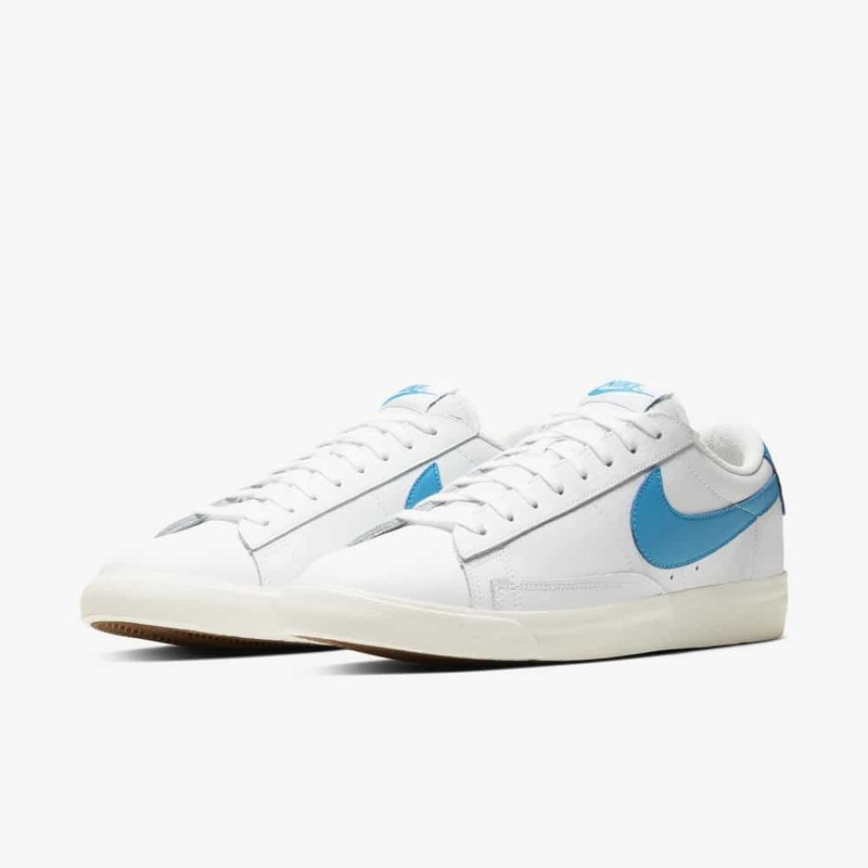 Nike Blazer Low Leather Laser Blue | CI6377-104