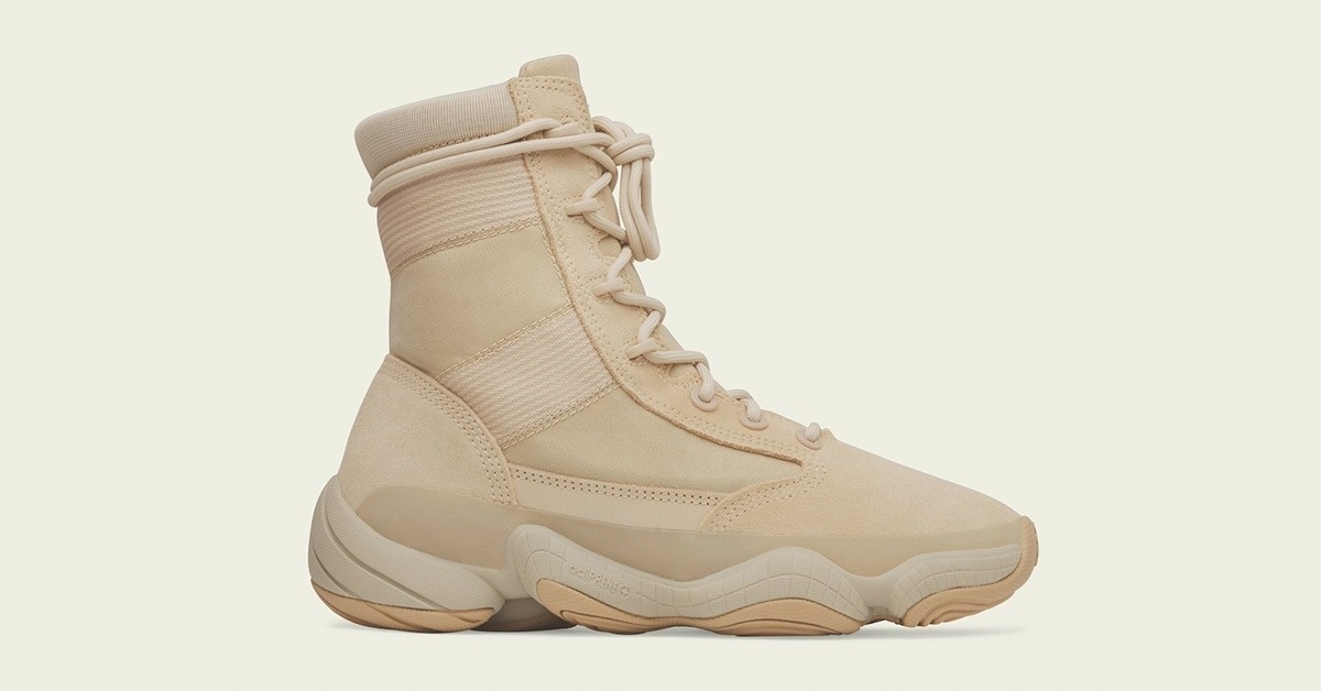 Rugged adidas Yeezy 500 High Tactical Boot "Sand" is ready for fall